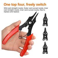 Gambar Tang Spie Sepy Set 4in1- Alat Pasang Ring - Snap Ring Plier Set / Tang Snap Ring 4in1 Circlip Tekan Buka Tutup Bengkok Tang set komplit murah Alat Pasang Ring Snap - GUDANESIA dari gudanesia undefined 5 Tokopedia