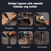 Gambar SOARFLY Mini Grinder Set USB Pena Penggiling Listrik Nirkabel  - Alat Rotary untuk Pengukir & Poles 3 Speed 15000RPM - Basic Set  dari Soarfly Outdoors undefined 3 Tokopedia