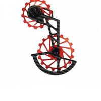 Gambar OSPW Ceramic Pulley Nova Ride SRAM FORCE / RED AXS 12 speed - Salmon dari Selaras bike undefined 4 Tokopedia