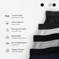 Gambar Flyman Celana Dalam Boxer Pria Modal Fabric Tencel 2 Pcs FM 3056 New dari Bravaro style undefined 2 Tokopedia