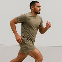 Gambar Celana Gym Fitness Sport Pendek Pria Saku Polos Sport Short Pants Latihan Training Hitam Putih Hijau - Hitam, XXL dari Surramey Active undefined 3 Tokopedia