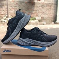 Gambar sepatu lari running jogging pria warna hitam ukuran 42 sampai 49 - Hitam, 49 dari qimexsport undefined 3 Tokopedia