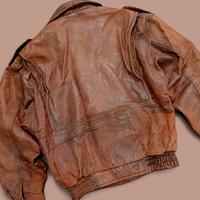 Gambar Vintage G1 Pilot Leather Jacket - Jaket Kulit Original Unisex Pria Second Preloved Thrift Branded dari Vintage Version undefined 3 Tokopedia