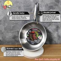 Gambar SUPRA New 8pcs panci set professional series stainless SUS304 impact bottomPROF SET 7  / cookware wajan penggorengan dari JL Online Shopping 99 undefined 4 Tokopedia