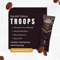 Gambar Kopi Troops 1 SACHET 25gram Minuman Herbal Stamina Pria dari Boss Javanicus undefined 2 Tokopedia