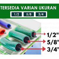 Gambar Terbaru Selang Air 1 Rol 20-25 Meter 1/2 5/8 3/4 Inch Taman Hijau Anti Lumut Tebal 2 Mm Selang Kran Air Murah Terlaris dari Dedysanjaya1 undefined 2 Tokopedia