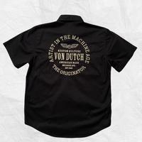 Gambar Workshirt Vondutch Kemeja Pria Original 100% full bordir hitam - XL dari devidens undefined 2 Tokopedia