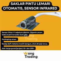 Gambar CALLISTA Sensor Saklar IR Infrared Sensor Lampu LED Strip Otomatis Switch Furniture Lemari Pakaian Dapur Wardrobe 12V-24V Wong Trading dari Wong Trading. undefined 5 Tokopedia