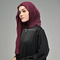 Gambar Hijaberies - Kesa Pashmina Kaos (Pashmina Bahan Rayon Spandex Dan Tencel Modal) - Extra Cool - BW dari shinta46 undefined 2 Tokopedia