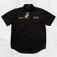Gambar Workshirt Vondutch Kemeja Pria Original 100% full bordir hitam - XL dari devidens undefined 3 Tokopedia