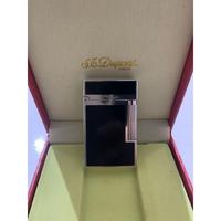 Gambar KOREK API ST DUPONT PARIS LIGHTER BLACK GOLD PALATED LUXURY - FREE BATU KOREK - black 1 dari BARA KENCANA undefined 3 Tokopedia