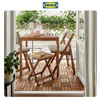 Gambar IKEA RUNNEN Decking Tile Lantai Bongkar Pasang Akasia 0.81 m² Isi 9Pcs Plastik Akrilik dari IKEA Indonesia undefined 4 Tokopedia
