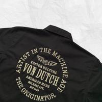 Gambar Workshirt Vondutch Kemeja Pria Original 100% full bordir hitam - XL dari devidens undefined 5 Tokopedia