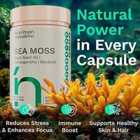 Gambar Sea Moss Supplement Sea Moss Capsules With Black Seed Oil Ashwagandha And Burdock Root Multimineral Supplement With Vitamin C 60 Veggie Capsules dari Kelon-Store undefined 2 Tokopedia