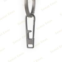 Gambar TC4 Titanium Mini Carabiner for Keychain or Zipper SC-11 dari Semut Emas undefined 1 Tokopedia