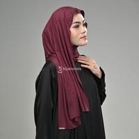 Gambar Hijaberies - Kesa Pashmina Kaos (Pashmina Bahan Rayon Spandex Dan Tencel Modal) - Extra Cool - BW dari shinta46 undefined 3 Tokopedia