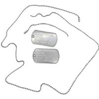 Gambar Promo Game Call Of Duty John 'SOAP' MacTavish Military COD Dog Tag Set Cosplay Replica Stainless Steel Chains Included dari Mater Bolt undefined 3 Tokopedia
