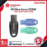 Gambar Sandisk Flashdisk Ultra Curve CZ550 256 GB Green USB 3.2 100MB/s 256GB dari Doran Gadget Official undefined 1 Tokopedia