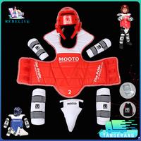 Gambar Full Set Perlengkapan Taekwondo Anak Body Protector Cocok Untuk Taekwondo Karate - #1-Merah dari Rebelive undefined 1 Tokopedia