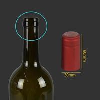 Gambar 100pcs/Set Segel Plastik Tutup Botol Plastik PVC Shrink Film Bottle Bottle Film Bottle Cap Plastik - merah/100pcs dari Teridaman undefined 5 Tokopedia