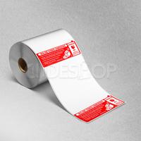 Gambar Codeshop Label Thermal 100 x 150 mm A6 Stiker Unboxing Fragile 300 Pcs - 500 Pcs dari Codeshop Official Store undefined 4 Tokopedia