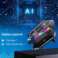 Gambar Bonkyo Y20Max Walkie Talkie Headset Bluetooth Helm Sepeda Motor Terbaru Terlaris Terbaik - Y20 MAX Black dari SiLentShopss undefined 4 Tokopedia