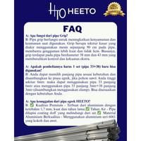 Gambar [HEETO] Pipa Egrek/Galah Sawit (Grip) Aluminium Uk. 33mm, 38mm Panjang 6meter - 33MM PJG 6M dari Heeto undefined 3 Tokopedia