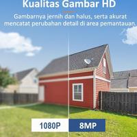 Gambar 2024 Kyb 8Mp Cctv Wifi Jarak Jauh Lewat Hp Outdoor Dual Lens Waterproof Ip67 Full Hd Ip Kamera 360° Terbaru Terlaris Terbaik - Putih4MP dari MiKaStore48 undefined 2 Tokopedia