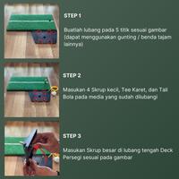 Gambar Golf Swing Practice Mat with String Ball Matras Driving Karpet Golf dari Afflatus Sports undefined 4 Tokopedia