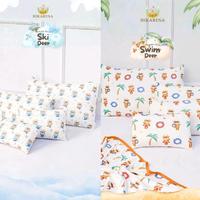 Gambar Bantal Guling Bayi Tencel Hikarusa Motif Winter Deer - Waterproof, Blue, Tidur, Katun - Bantal Fiesta, S dari Taurusna Store undefined 2 Tokopedia