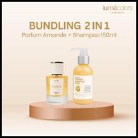 Gambar Lume Bundling 2In1 Parfum Amande + Therapy Shampoo 150Ml | Paket Perawatan Tubuh Minyak Wangi Almond Vanilla Tahan Lama Dan Shampoo Anti Rambut Rontok Ketombe Non Sls Travel Size By Christina Lie Lumecolors Original Best Quality dari Beauty Womenss undefined 4 Tokopedia