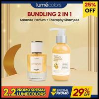 Gambar Lume Bundling 2In1 Parfum Amande + Therapy Shampoo 150Ml | Paket Perawatan Tubuh Minyak Wangi Almond Vanilla Tahan Lama Dan Shampoo Anti Rambut Rontok Ketombe Non Sls Travel Size By Christina Lie Lumecolors Original Best Quality dari Beauty Womenss undefined 1 Tokopedia