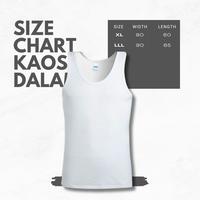 Gambar Kaos Dalam Pria / Pakaian Dalam Dewasa / Kaos Singlet Murah XL & L3 - XL dari MJPRO KAOS undefined 2 Tokopedia