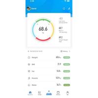 Gambar Timbangan Badan Kebugaran Smart Scale OKOK International mengukur 12 indeks kebugaran essensial dari Badass Official undefined 4 Tokopedia
