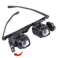 Gambar Kacamata Pembesar 22x Magnifier Glasses with LED Light Repair Perbaiki Jam Tangan Perhiasan Perangkat Elektronik dari WATCHFORYOU Official undefined 1 Tokopedia