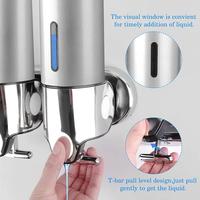Gambar Shower Shampoo Soap Dispenser Bathroom Kitchen Accessories Soap Pump Shampoo and Conditioner Dispenser dari Tigress Store undefined 4 Tokopedia
