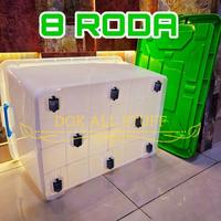 Gambar Kontainer Container Box Kotak Tempat Penyimpanan guna 150 Liter 150L 150 L Plastik Ukuran JUMBO TERBESAR Besar TEBAL Dengan Roda Beroda Tidak Tembus Pandang Tidak Transparan Tidak Bening Warna Badan Putih Estetik Aesthetic - Merah dari GALLERYBOX undefined 3 Tokopedia