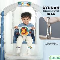 Gambar PROMO 【GOODSTAR】3IN1 BESAR MAINAN JERAPAH ANAK PREMIUM DILENGKAPI AYUNAN DAN RING BASKET SELUNCURAN ANAK MERK/3IN1 MAINAN AYUNAN DAN PEROSOTAN ANAK UKURAN BESAR DENGAN RING BASKET CHILDREN SLIDE AND SWING PLAYGROUND PEROSOTAN AYUNAN - Green0 dari AdamStore1212 undefined 2 Tokopedia