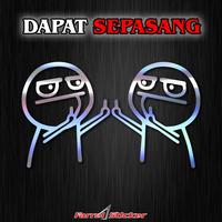 Gambar STIKER KARTUN LUCU FUCEK STICKER MIDDLE FINGER JARI TENGAH - Hitam dari DAMAR 67 MART undefined 2 Tokopedia