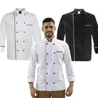 Gambar Chef Jacket Baju Koki Lengan Panjang - Hitam, L dari Toko Karya Mandiri. undefined 1 Tokopedia