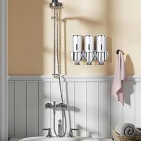 Gambar Shower Shampoo Soap Dispenser Bathroom Kitchen Accessories Soap Pump Shampoo and Conditioner Dispenser dari Tigress Store undefined 5 Tokopedia