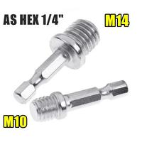 Gambar Adaptor Bor AS HEXAGONAL Pad Poles Tatakan Amplas As 1/4 Inch M10 M14 - M14 AS HEX dari MamaTools undefined 1 Tokopedia