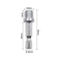 Gambar Adaptor Bor AS HEXAGONAL Pad Poles Tatakan Amplas As 1/4 Inch M10 M14 - M14 AS HEX dari MamaTools undefined 3 Tokopedia