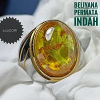 Gambar CINCIN BATU AKIK YELLOW YAQUT PECAH SERIBU ASLI MEWAH - Kombinasi, 7 dari Evodia Mart undefined 4 Tokopedia