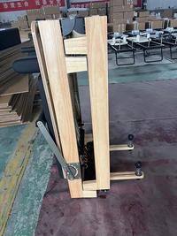 Gambar XIMIJI Pilates Reformer Foldable Wood Oak Core Bed No-Joint - F01 - Black dari Aldocell18 undefined 4 Tokopedia
