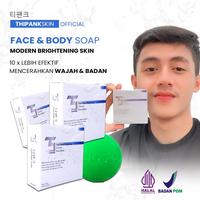 Gambar Thipank skin face and body soap Bpom Sabun Pemutih Wajah Dan Badan Sabun Wajah Pria Wanita/sabun pemutih wajah pria/sabun pemutih badan permanen dan cepat/sabun pemutih wajah pria paling ampuh/Skincare soap with UV protection Niacinamide dari POSITIP AJ undefined 2 Tokopedia