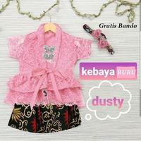 Gambar Kebaya Anak Perempuan Modern Brukat Free Pita Kutubaru Newborn Photoshoot Pakaian Tradisional Rok Batik Baju Adat Daerah Kebaya Bali Jawa Sunda Betawi Acara Perayaan Hari Kartini 17 Agustus Pawai Karnaval Kemerdekaan Ri Perpisahan Wisuda Sekolah Tk Sd Kb - AIYU Dusty Pink, S dari Dominiq Restock undefined 2 Tokopedia