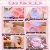 Gambar [Local Delivery] 970 Pcs Diy Silikon Squishy Kit / Paket bahan DIY segel lilin/ Squishy Maker Set / dekompresi cakar kucing buatan sendiri / Set mainan Gantungan Kunci - 970pcs set dari SOMALDI undefined 3 Tokopedia
