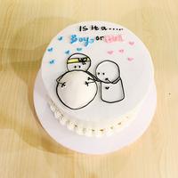 Gambar Kue Ulang Tahun/Birthday Cake/Kue Birthday tema Gender Reveal/Kue Birthday Jakarta dari Libra Cake undefined 2 Tokopedia