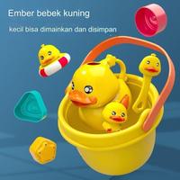 Gambar Bebek Kuning Kecil Berenang/Mainan Mandi Bayi Bebek Kuning Kecil Pancuran Air Anak-Anak/Mainan Anak-Anak Bebek Kecil - [Set 9 Buah] dari BOYZMENSTORE undefined 1 Tokopedia